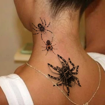 Spider pók tetoválás