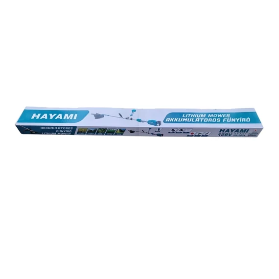 HAYAMI 128V akkus fűkasza 2 akkuval